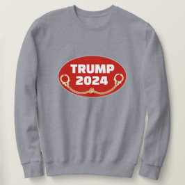 Trump 2024 med handklovar lång ärmad tröja