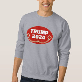 Trump 2024 med handklovar lång ärmad tröja