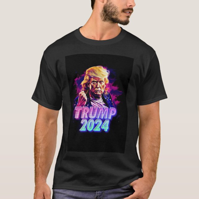 Trump 2024 - miami vice t shirt (Framsida)