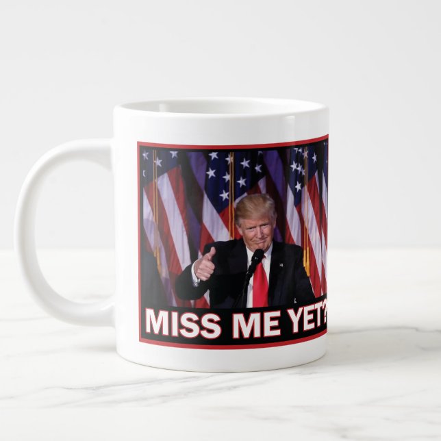 Trump 2024 - miss Me ännu Jumbo Mugg (Vänster)