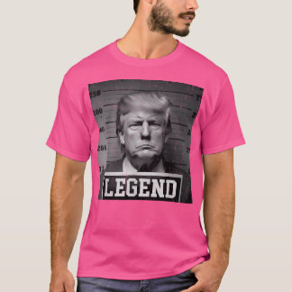 Trump 2024 Mugshot President Legend T Shirt