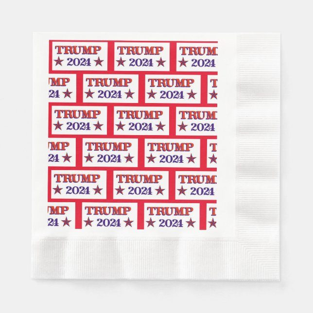 TRUMP 2024 NAPKINS PAPPERSSERVETT (Framsidan)