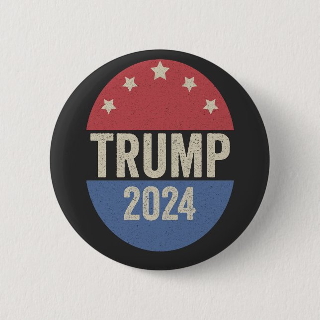 Trump 2024 Omröstning igen Lustigt val Knapp (Framsida)