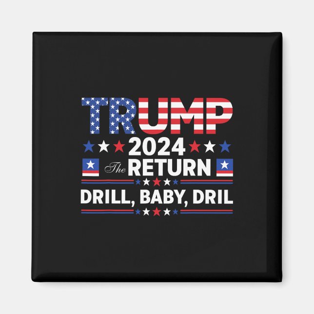 Trump 2024 Övning Av  Magnet (Framsidan)