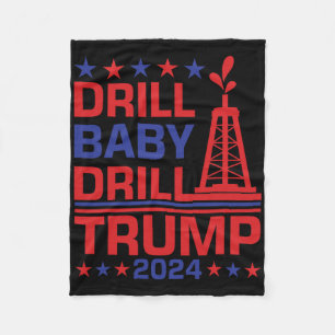 Trump 2024 Övning By3 Fleecefilt