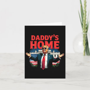 Trump 2024 pappas hem (på Byck) 2025 Ta Americ Kort