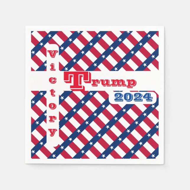TRUMP 2024 PAPPERSSERVETT (Framsidan)