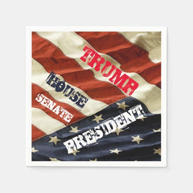 TRUMP 2024 PAPPERSSERVETT (Framsidan)