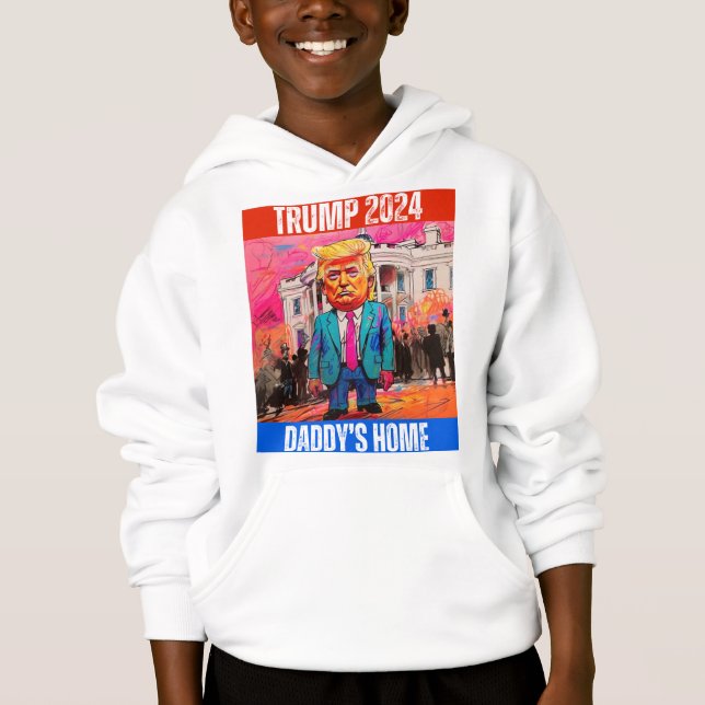 TRUMP 2024 PAPPOR HOME T SHIRT (Framsida)
