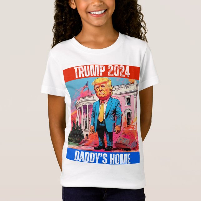 TRUMP 2024 PAPPOR HOME T SHIRT (Framsida)