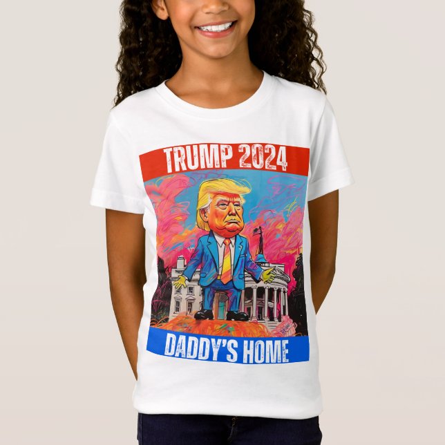 TRUMP 2024 PAPPOR HOME T SHIRT (Framsida)