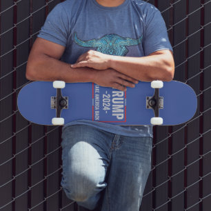 Trump 2024 Patriotic Republican President Mini Skateboard Bräda 18,5 Cm