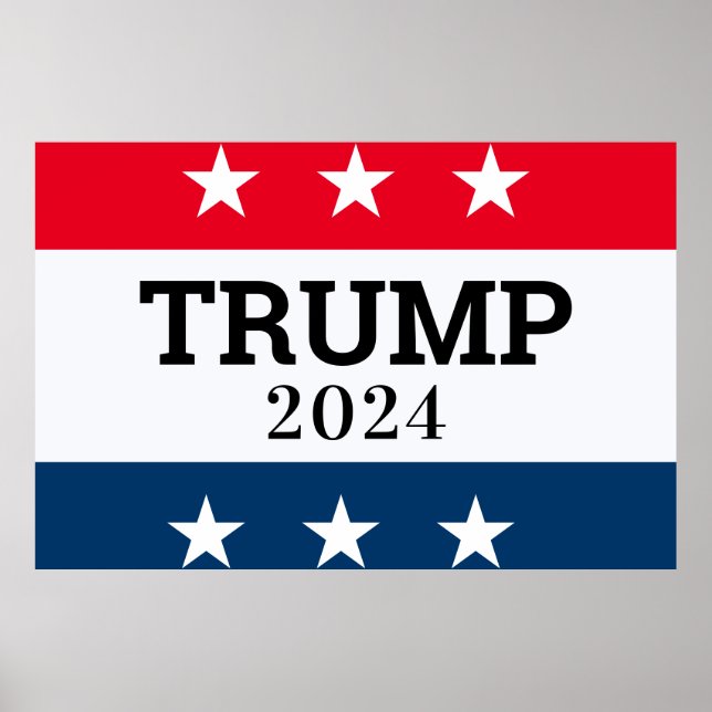 Trump 2024 poster (Framsidan)