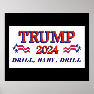 TRUMP 2024 Poster för drivrutiner i Baby