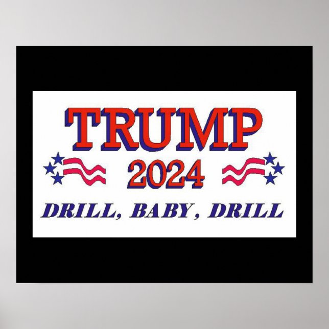 TRUMP 2024 Poster för drivrutiner i Baby (Framsidan)