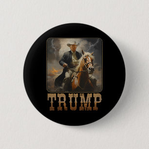Trump 2024 President Cowboy Riding Horse Western U Knapp
