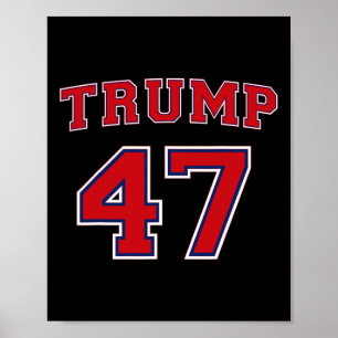 Trump 2024 President Donald Trump 47:e presidenten Poster