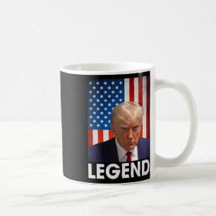Trump 2024 President Legend American Flagga Kaffemugg