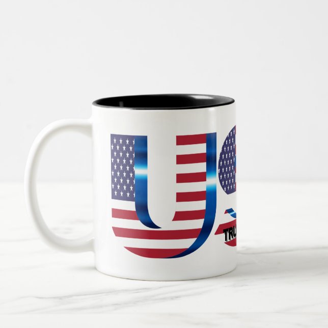 Trump 2024 Presidentkaffe Mugg (Vänster)