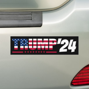 Trump 2024 presidentkampanj bildekal