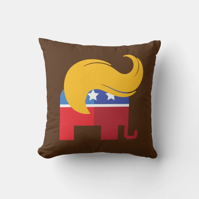 Trump 2024 Presidentval Kudde (Framsida)