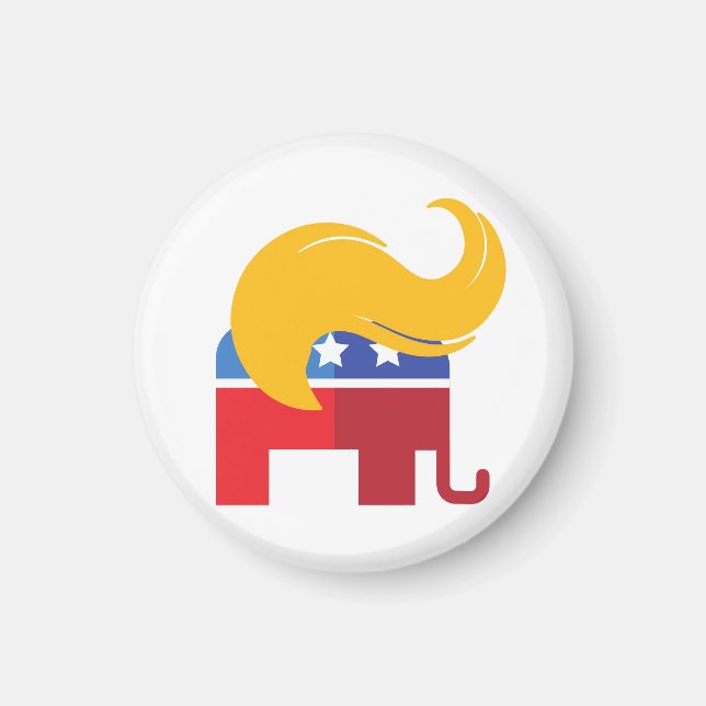 Trump 2024 Presidentval Magnet (Framsidan)