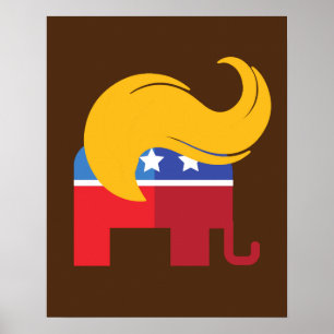 Trump 2024 Presidentval Poster