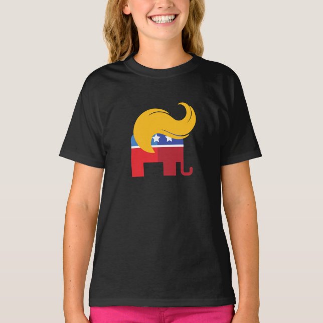 Trump 2024 Presidentval T Shirt (Framsida)