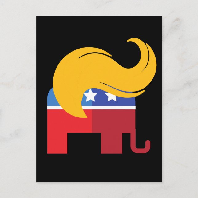 Trump 2024 Presidentval Vykort (Framsida)