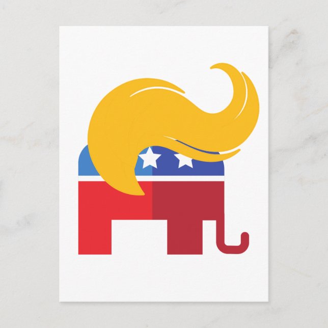 Trump 2024 Presidentval Vykort (Framsida)