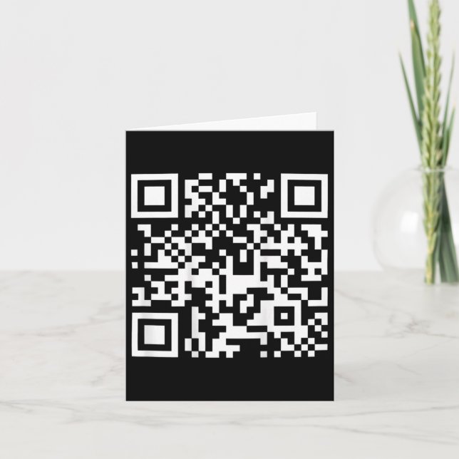 Trump 2024 Qr 4547 Trump Dancing Code 1 Kort (Framsida)