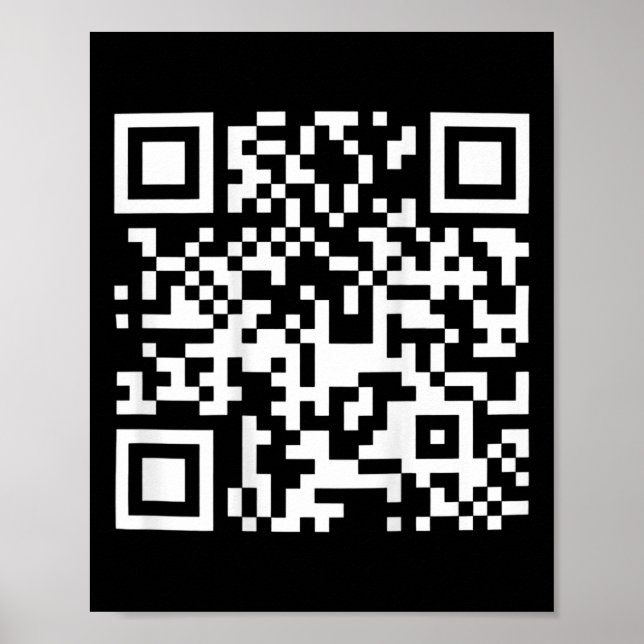 Trump 2024 Qr 4547 Trump Dancing Code 1 Poster (Framsidan)