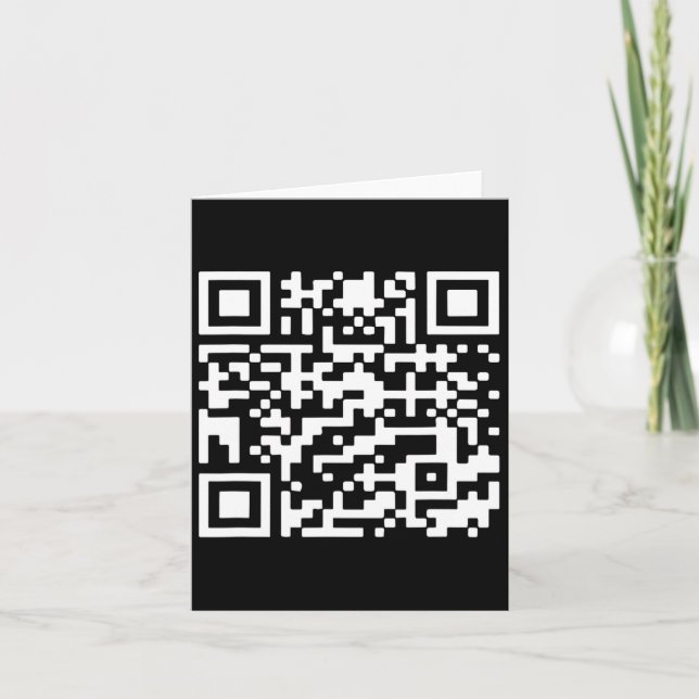 Trump 2024 Qr 4547 Trump Dancing Code Apparel Kort (Framsida)
