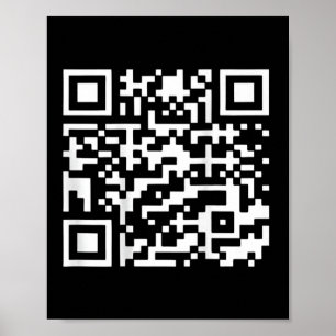 Trump 2024 Qr 4547 Trump Dancing Code Poster