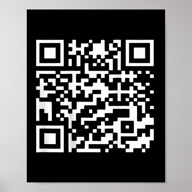 Trump 2024 Qr 4547 Trump Dancing Code Poster (Framsidan)