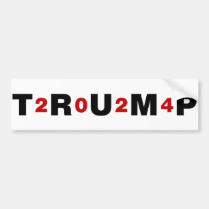 Trump 2024 Red Bildekal