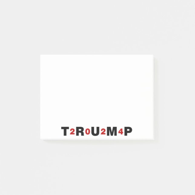 Trump 2024 Red Post-it Block (Framsida)