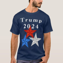 Trump 2024 Red, White och Blue Star
