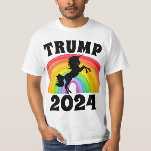 TRUMP 2024 REGNBÅGE ENHÖRNING T-SHIRTAR TRÖJOR