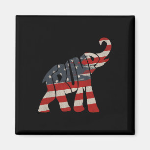 Trump 2024 Republikan Elefant Trump Supporter Magnet