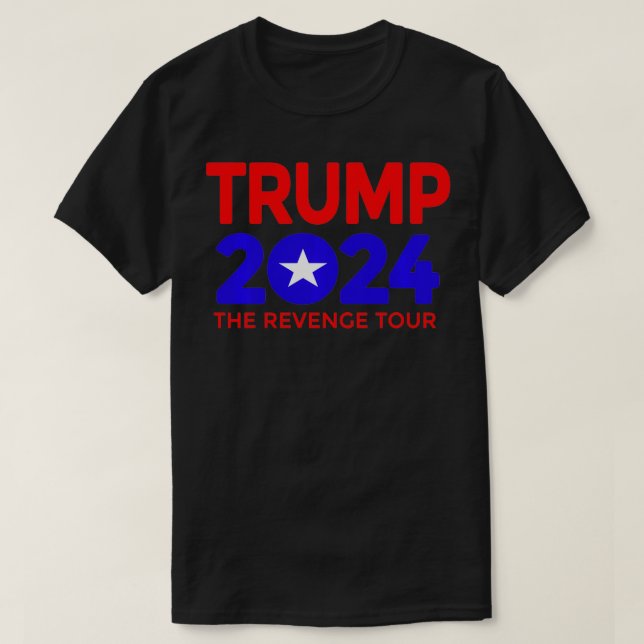 Trump 2024 Revenge Tour T Shirt (Design framsida)