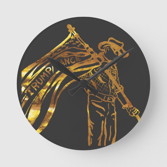 TRUMP 2024 RUND KLOCKA (Framsida)