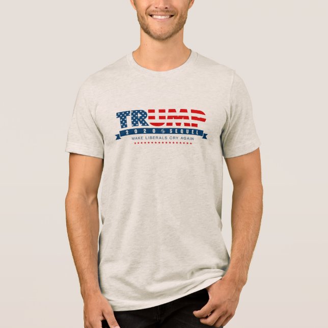 Trump 2024 Sequel Presidentvalets Novelty T Shirt (Framsida)