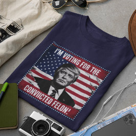 Trump 2024-shirt dömd Felon T Shirt