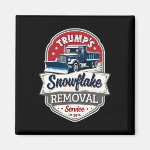 Trump 2024 Snowflake Removal Service - Policy S Magnet