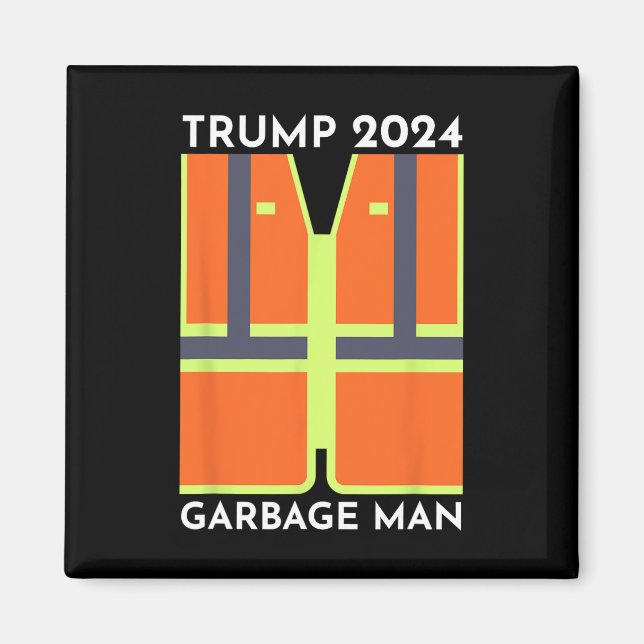 Trump 2024 Sopor Man Funny Sopor Patriots Supp Magnet (Framsidan)
