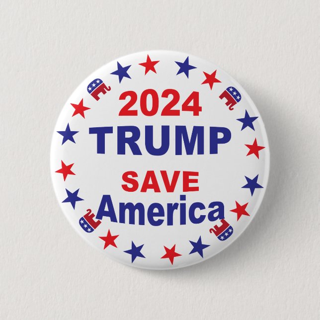 TRUMP 2024 SPARA AMERICA KNAPP (Framsida)