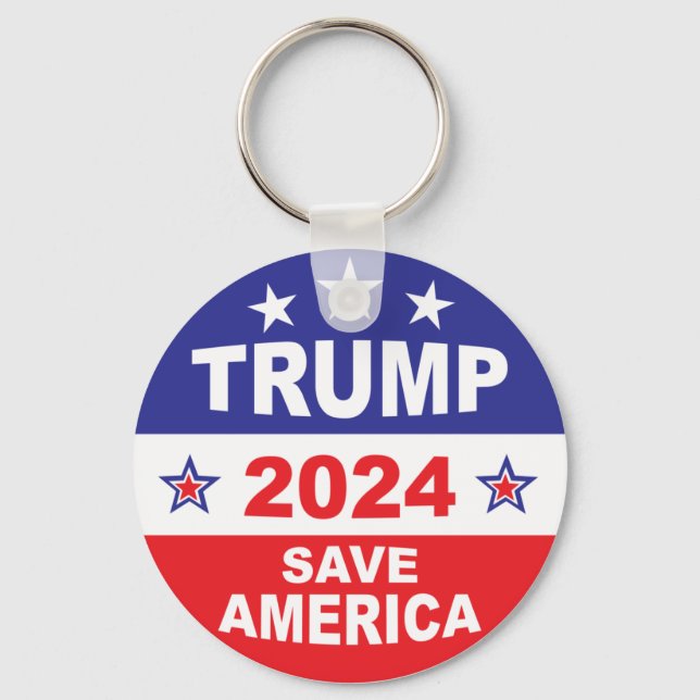 TRUMP 2024 SPARA AMERICA NYCKELRING (Framsida)