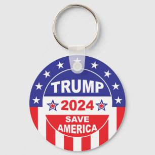 TRUMP 2024 SPARA AMERICA NYCKELRING