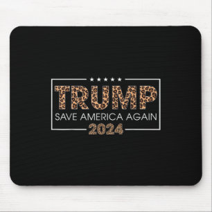 Trump 2024 Spara America Recep Leopard Print Gift Musmatta